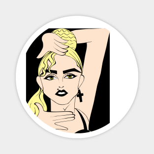 LEGENDARY VOGUE POP SINGER FAN ART Magnet